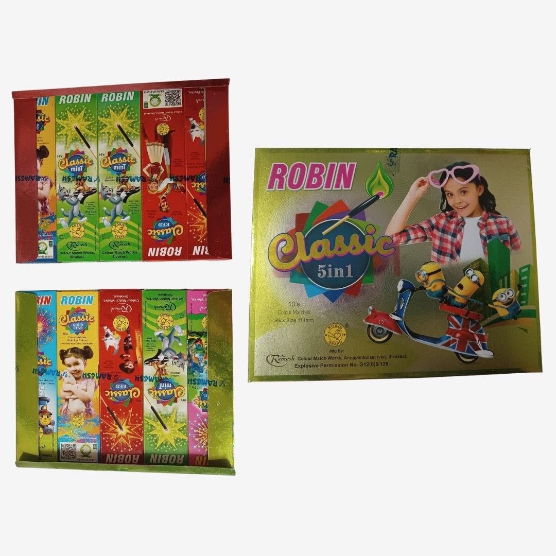Classic 5 in 1 Robin Classic 5 in 1 ‐ (5 Varieties) - Image 1