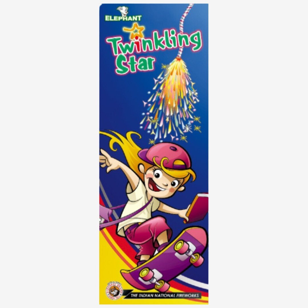 Twin Star Dlx 4' Twinkling Star Deluxe -10pcs/Box - Image 1