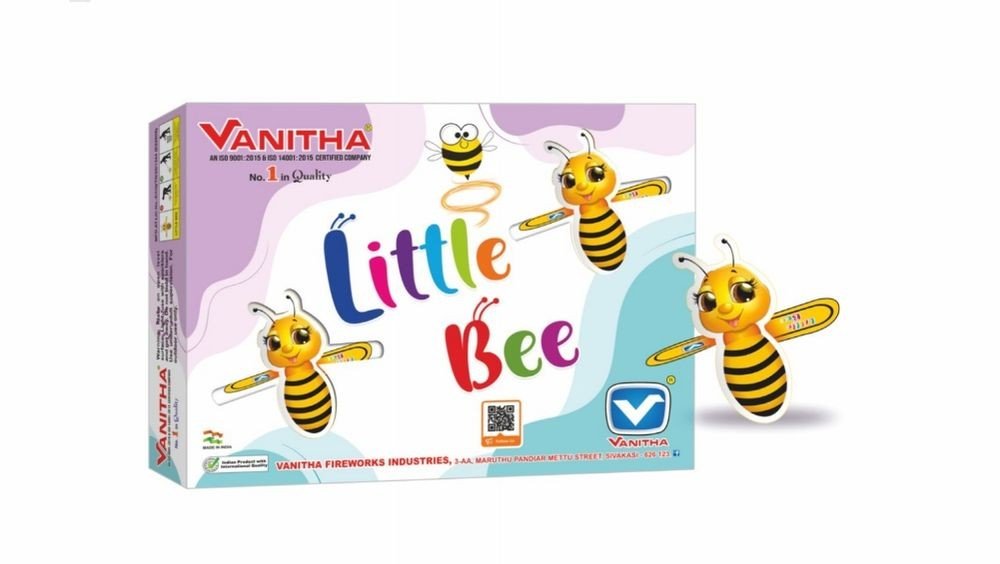 167-100kb Little Bee -5 Pcs /Box - Image 1