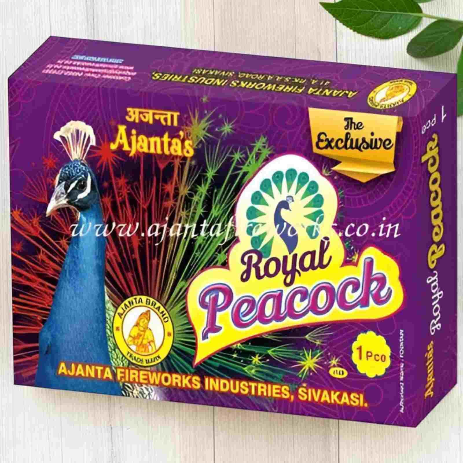 68-100kb Royal Peacock - Tri Colour -1 Pc /Box - Image 1