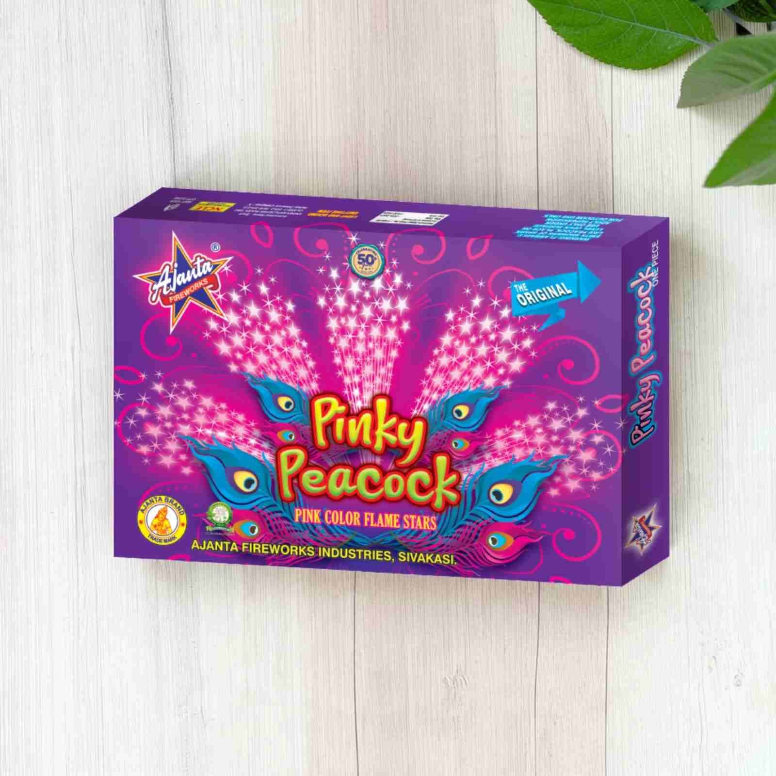 69-100kb Pink Peacock -1 Pc /Box - Image 1